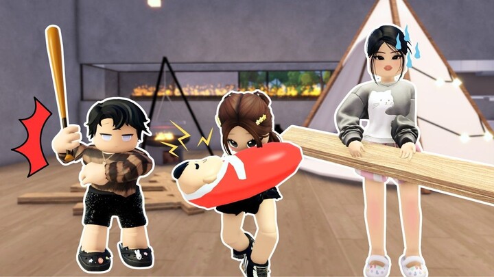 MAIN TENDA BERTAHAN HIDUP DI DALAM RUMAH -  Metro Life City RP Roblox Indonesia