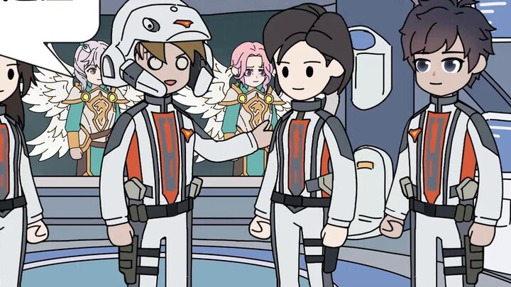 The group chat adds a new member, Daigo, and fights the angel Zog with Zero, Mebius, and Ace