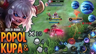 19 Kills!! Critical Damage Popol And Kupa Best Build 2022!! Build Top 1 Global Popol and Kupa - MLBB