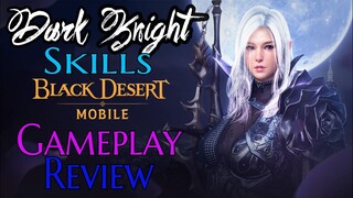 Dark Knight Black Desert Mobile Review Skills Gameplay Newest Character