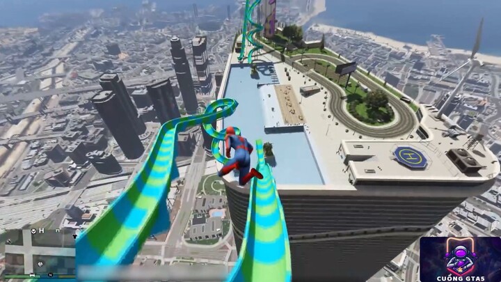 Trượt nước khổng lồ trong GTA 5 - (GTA 5 Mods)_4 #game #gta5