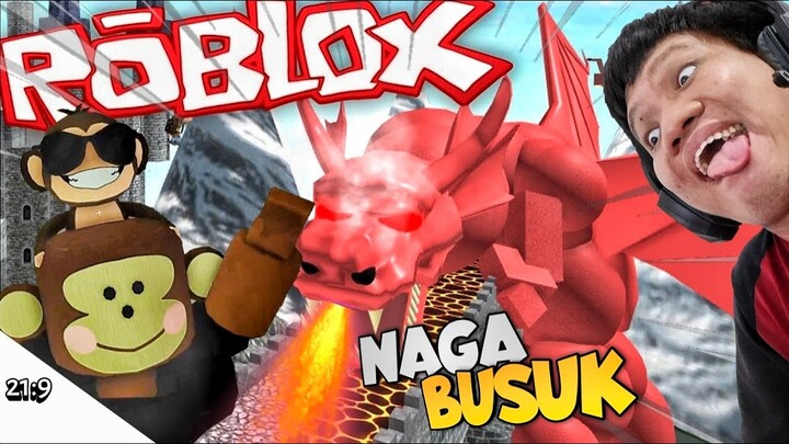 PAHLAWAN NYEMOT MASUK KE PERUT NAGA HEHE!! Roblox Escape Dungeon [DUB INDO] ~3 Prajurit Istana!!