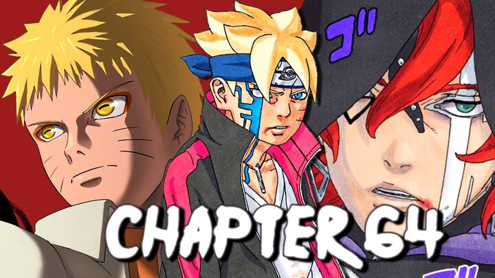 Boruto vs Code & Sage Mode Naruto Joins The Battle - Boruto Chapter 64 Review