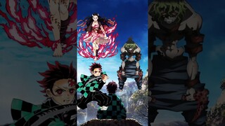 Nezuko and tanjiro vs upper moons and hashira #demonslayer