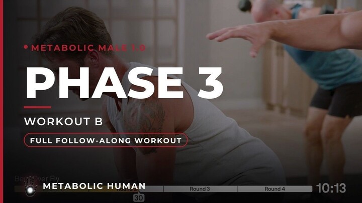 15-MIN Fat Burn Workout for Men 男士全身燃脂跟练 | Metabolic Male 1.0 - Phase 3 Workout B