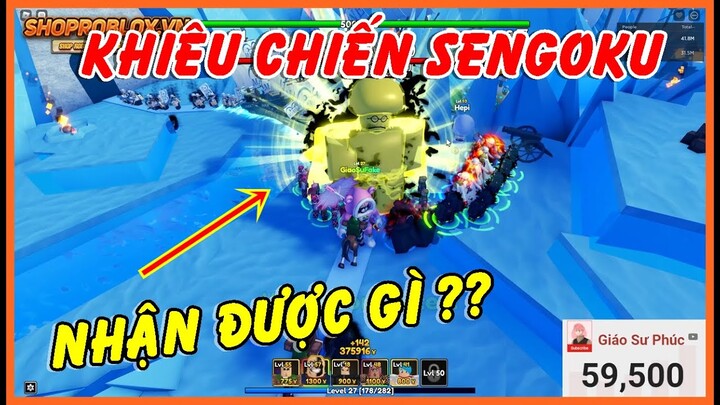 Khiêu Chiến Thủy Sư Đô Đốc Sengoku Trong Anime Adventures Nhận Được Quà Cực Khủng ??? | Roblox