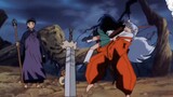 Kagome jumped down from a high altitude and let InuYasha catch her. Maitreya was stunned.