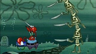 Mr. Krabs will do anything for money.