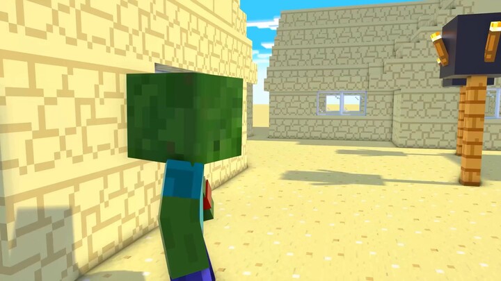 Zombie Becomes the Dark Knight to Stop the Heist!