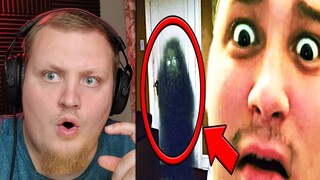 5 SCARY Ghost Videos!!! Nukes Top 5 REACTION!!! *DONT SCREAM!*