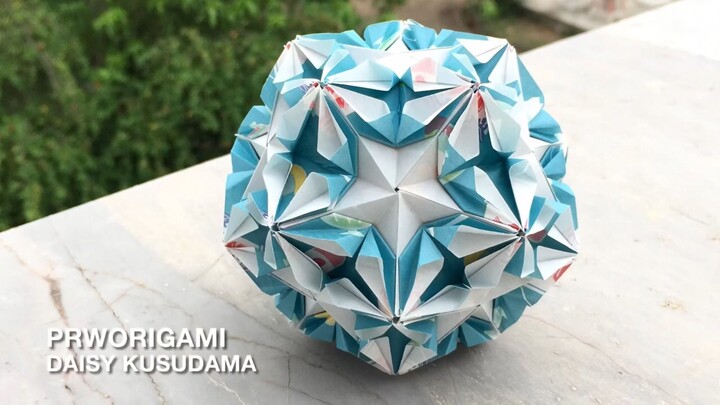 Daisy Kusudama - PrwOrigami Folding Tutorial