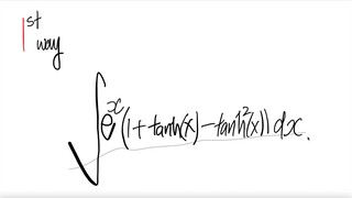 1st way: exp integral ∫e^x(1+tanh(x)-tanh^2(x)) dx