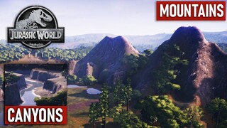 Better terrain tools! DINOSAUR RESERVE SPEED BUILD | Jurassic World Evolution new mod