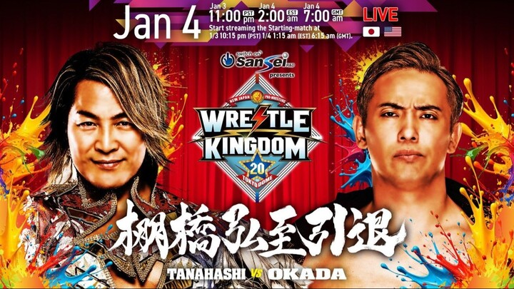 NJPW WRESTLE KINGDOM 20 in Tokyo Dome - 4 January 2026