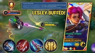 LESLEY HACK DAMAGE + DEADLY SNIPER = KILLING MACHINE - MLBB