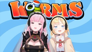 【WORMS W.M.D】HoloWorm Match 2 Commentator's Desk w/ @Amelia Watson
