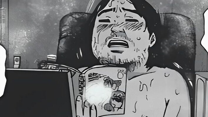 "Drifting Internet Cafe" 5: What? A fat guy has to eat after a week in another world?