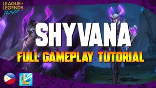 [FIL] Darkflame Shyvana - Full Gameplay Tutorial