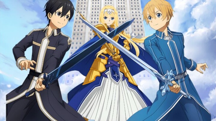 [Sword Art Online /burning/] Tujuh tahun, lima dunia, dua pedang, satu orang, satu dunia