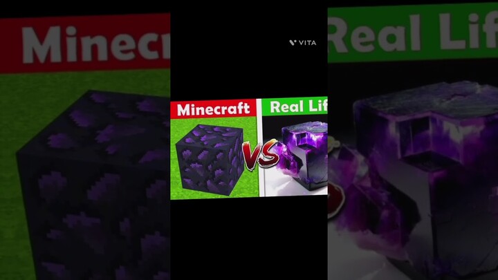 Minecraft vs Real life #shorts