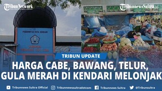 Tak Hanya Beras, Harga Cabe, Bawang, Telur hingga Gula Merah di Pasar PKL Kendari Sultra Melonjak