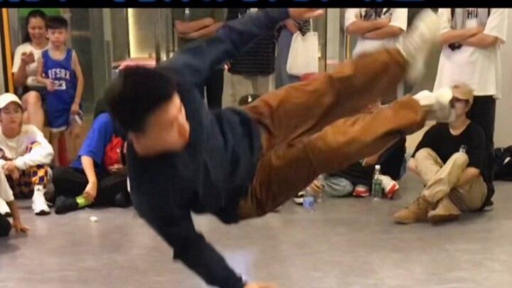 The boy with super dancing skills is actually a high school student?