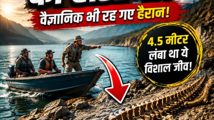 नाव से दिखीं डायनासोर की हड्डियाँ! 😱 नई प्रजाति का राज #Dinosaur #AmazingFacts
