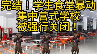 大结局！学生洗劫食堂后学校被强行关闭！【猫meme】