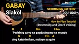 GABAY - Siakol (Guitar Chords and Strumming Pattern Tutorial - How To Play)