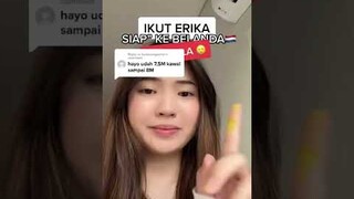 Tiktok Erika Richardo | IKUT ERIKA SIAP-SIAP KE BELANDA YUK! SEMOGA VISANYA DI APPROVE 🇳🇱😭😭