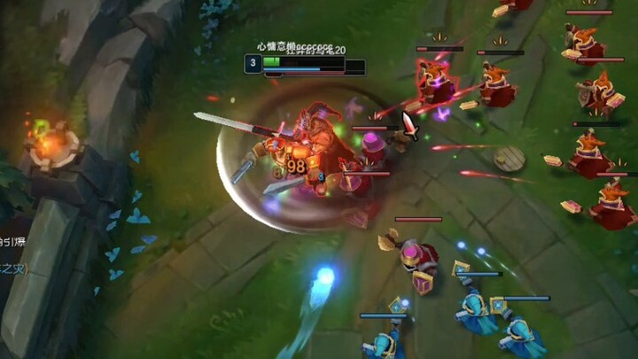 In this game, the end-game Rumble only banned Captain血魔在游戏后期只禁了船长