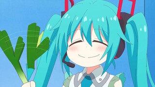 "Miku akhirnya menyanyikan lagu melempar bawang~"