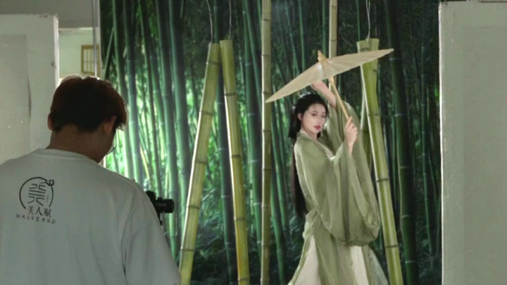 Got four bamboo poles online just because they were cheap!