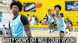 MIKEY WILLIAMS INSANE COURT VISION IN CLOSE GAME VS 2024 STYLES PHIPPS