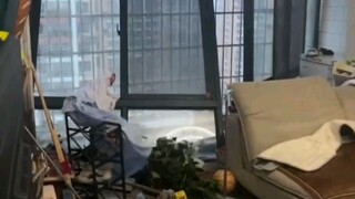 感受一下17级台风“摩羯”惊人的破坏力