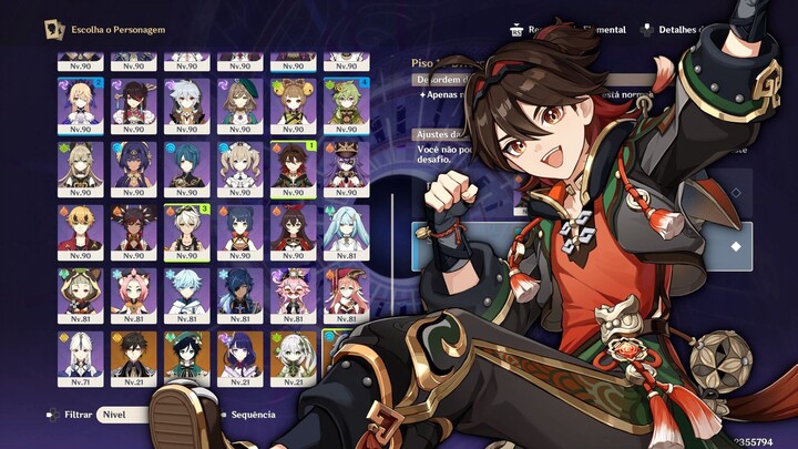 Genshin Impact 4.3 - Abismo em Espiral Piso 12