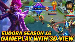 Eudora Steampunk Gameplay Using 3D View | Mobile Legends: Bang Bang!