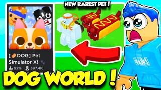 The DOG WORLD UPDATE Is HERE In Pet Simulator X AND IT'S AMAZING!