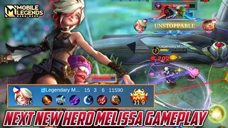 Melissa Mobile Legends , Next New Hero Melissa Gameplay - Mobile Legends Bang Bang
