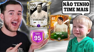 😭GANHOU UMA CONTA NOVINHA😭INICIANTE NO FC MOBILE FOI SURPREENDIDO COM NOVO TIME