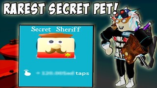 I GOT THE RAREST AND SECRET PET IN THE WILD WEST ISLAND IN TAPPING SIMULATOR LATEST UPDATE