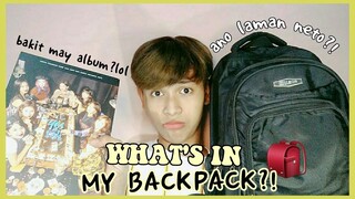 WHAT'S IN MY BACKPACK 2019! (ngi bat may album??) | Sean Gervacio