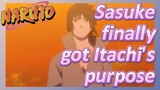 Sasuke finally got Itachi's purpose