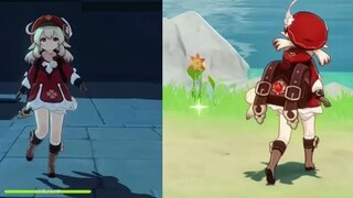 Klee Klee's new walking animation compared to the old one