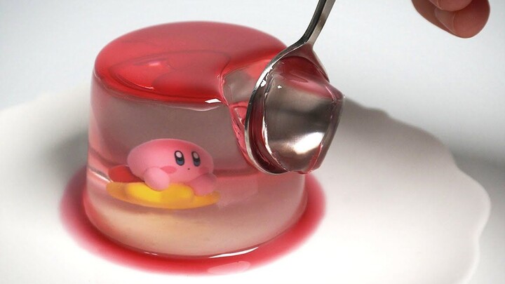 ستار كيربي بودينغ لذيذ صغير⭐ لعبة طعام شبه حقيقي جميل المظهر مصنوعة من الصلصال