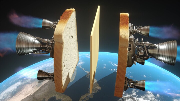 [Epic sci-fi masterpiece] Two bread sandwiches with cheese
