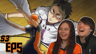 HINATA'S NEW BLOCK!! | Haikyuu!! Season 3 Episode 5 Reaction & Review!