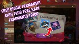 New event Thanksgiving to win free Diggie Pegioner Skin | Free Rare Fragments Trick