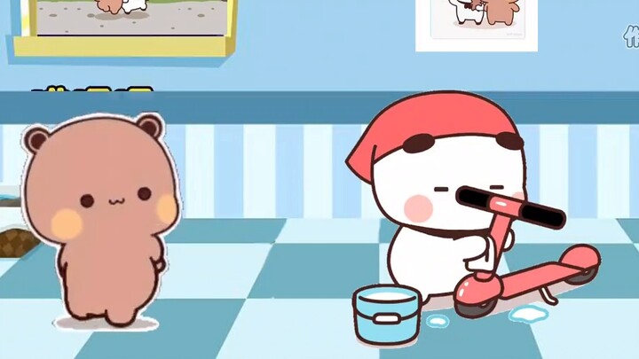 Silly Bubu is naughty and is used as a target by Yier to practice archery. Yier Bubu's expression pa