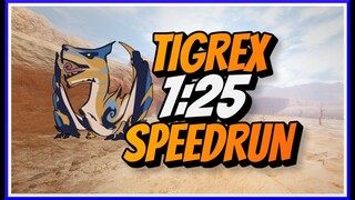 MHRise | Tigrex Speedrun - 1:25 (WyvernHeart - Special Ammo)